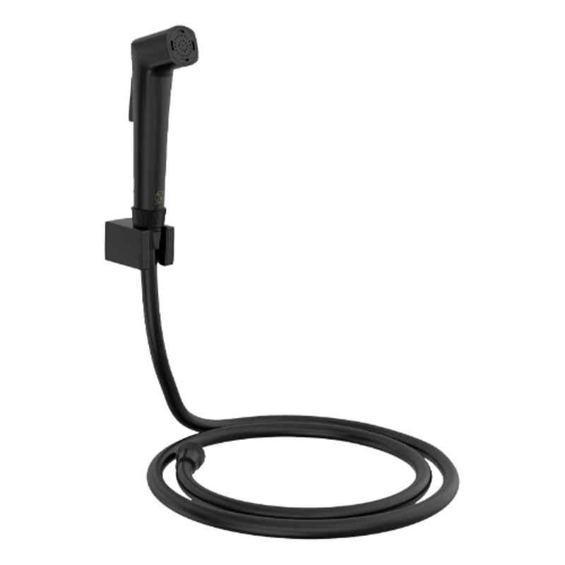 RN Black.6 Health Faucet Set with Hose Pipe & Wall Holder for Toilet Cleaning