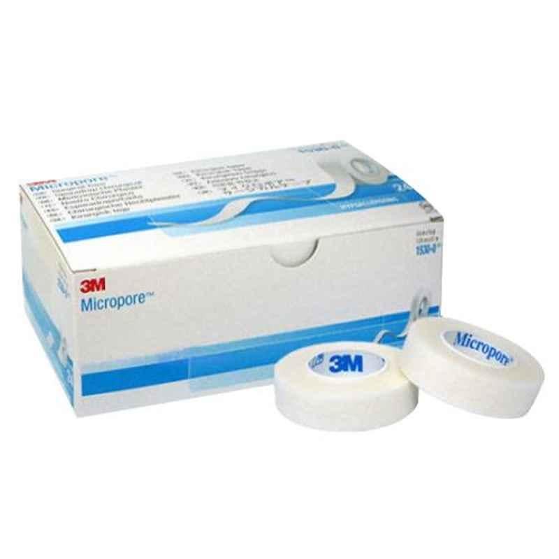 3M Micropore 2 Inch Surgical Tape, 1530-2 (Pack of 6)
