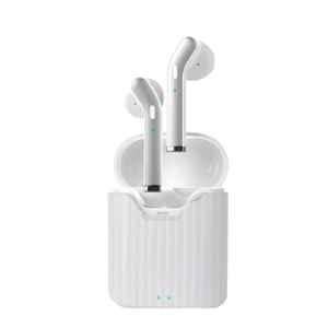 Ptron Basspods 481 White Bluetooth Earbuds with Mic