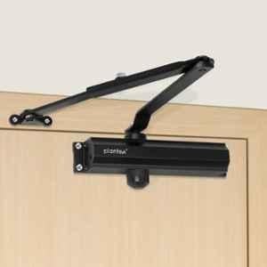Plantex 75kg Black Heavy Duty Automatic Door Closer for Wooden Doors & Home/Office/Hotel