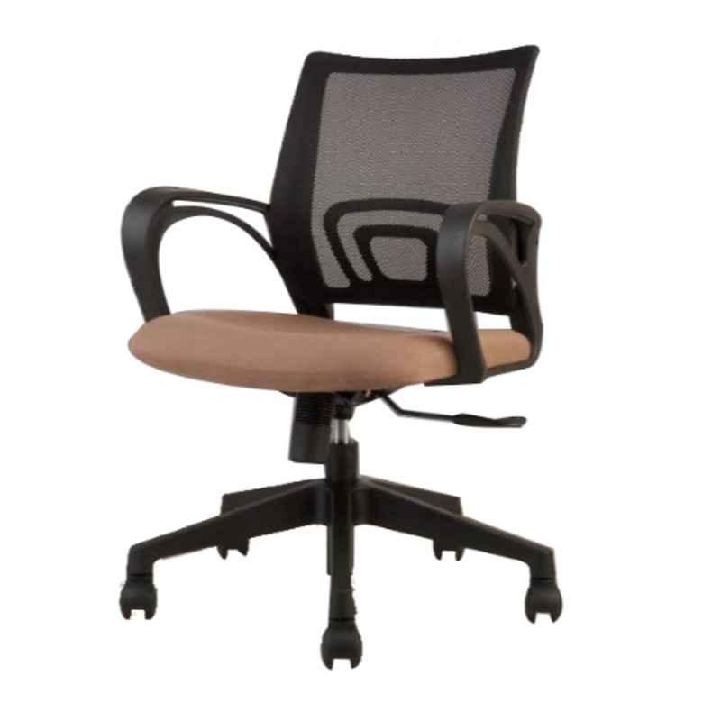 Innowin Pine Brown Mesh Low Back Ergonomic Chair