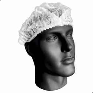 Filtra 100 Pcs 530x450mm Non Woven White Disposable Bouffant Cap Box, TT-BCW21