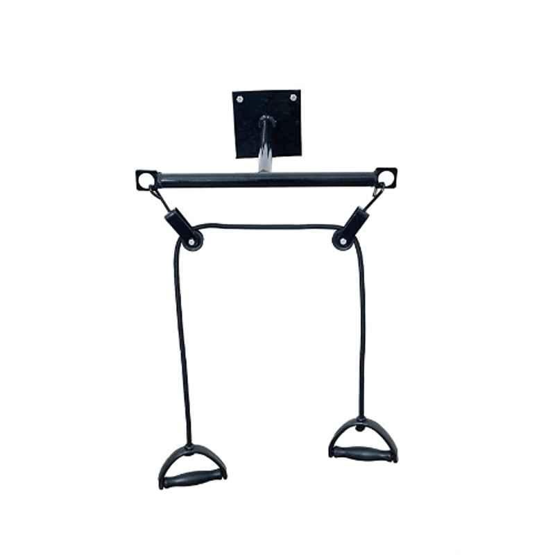 IBS Iron Black Wall Mounting Overhead Hand Shoulder Pulley, Size: L