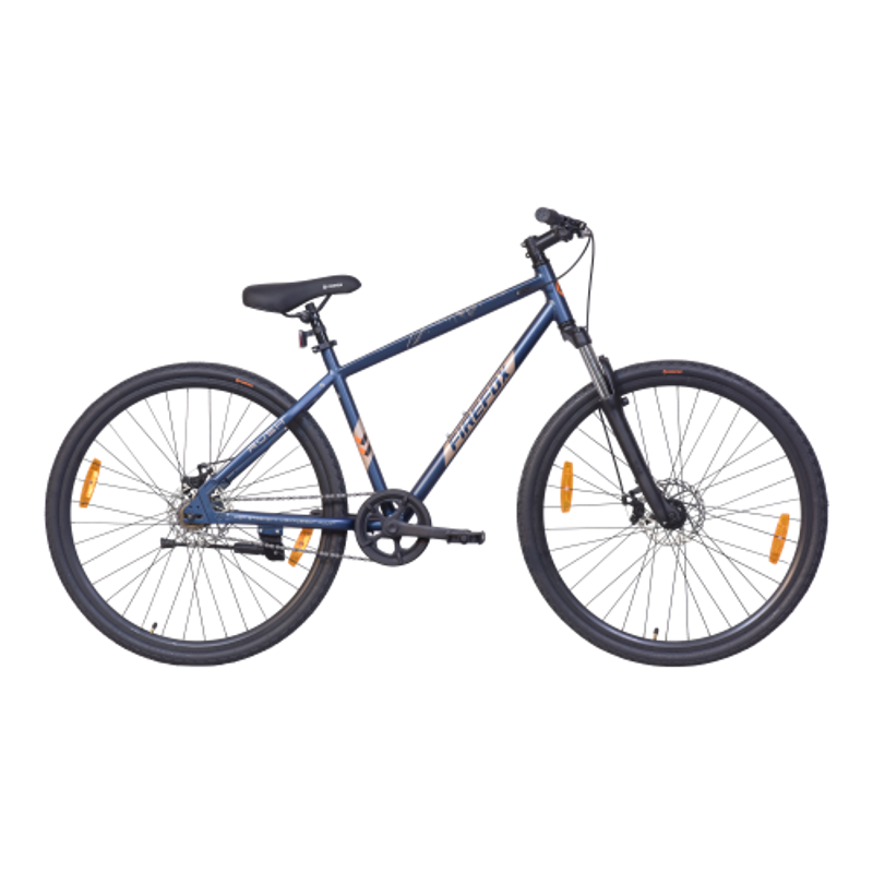 Firefox Rush 700x35C Blue & Black Single Speed Gear Hybrid Bicycle, 112990626