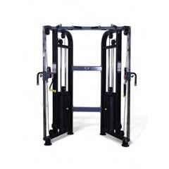 GYM24 Equipment Metal Black Functional Trainer All in One Home Gym Machine with Accessories