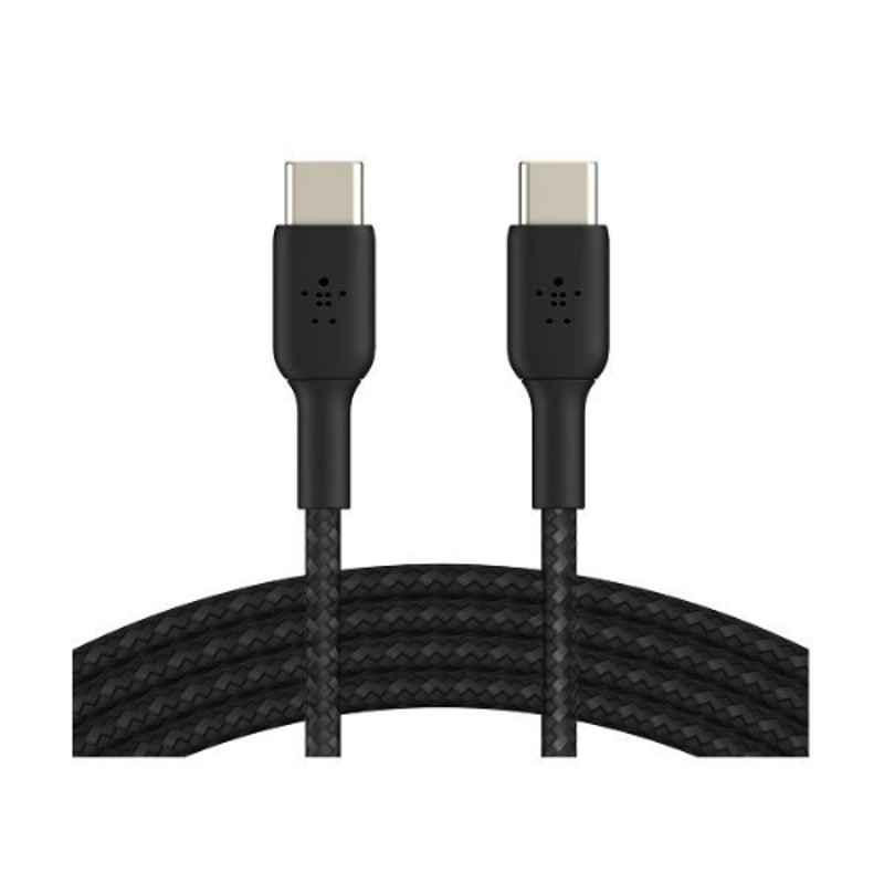 Belkin 1m White USB-C 2.0 Premium Braided Charging Cable, BL-CBL-USBC-USBC-1M-WHT