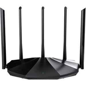 Tenda RX2 Pro 1.5Gbps Black Wi-Fi 6 Smart Dual Band Wi-Fi Router with High-Gain Antennas, 3 Gigabit LAN Ports & WPA3+OFDMA+MU-MIMO, AX1500