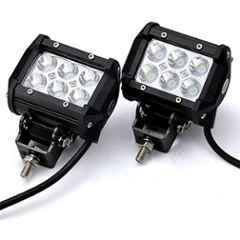 AOW-6 LED Fog LAMP, Pack of 2 (18 W), Universal for All Bike and Cars