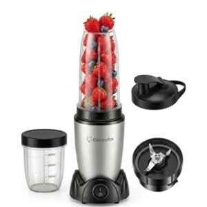 Electrofox Blendo+ 750W ABS Silver Juicer Mixer Grinder with 2 Jars & 2 Years Warranty