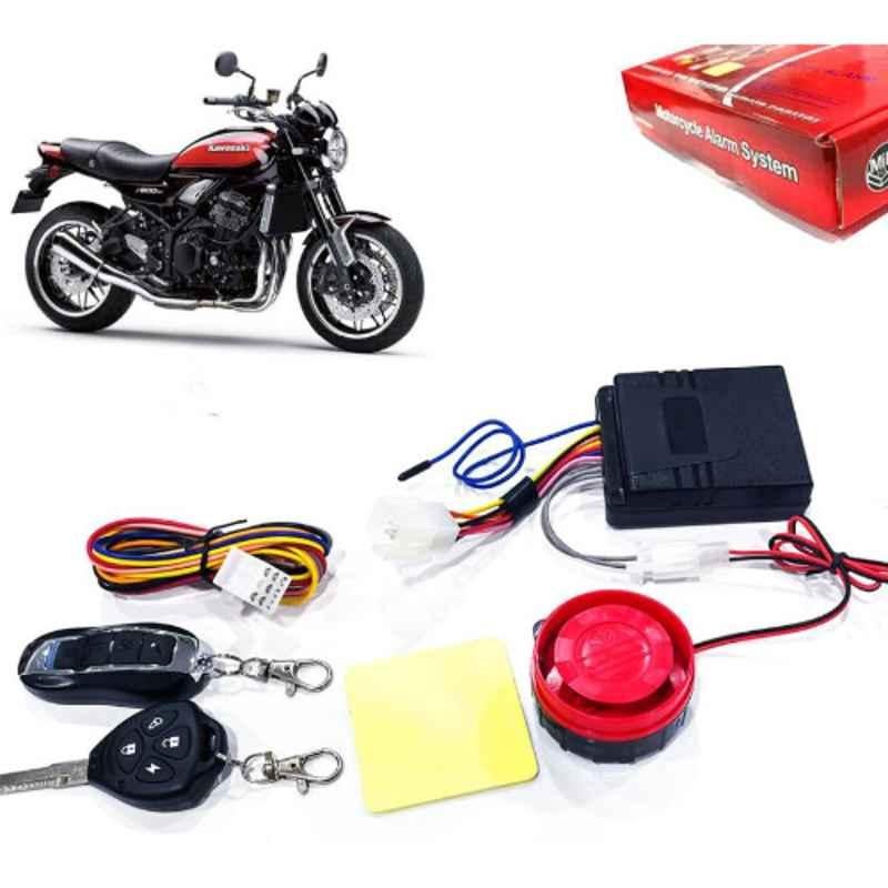 Auto Pearl 12V Black Two-Way Anti Theft Motorcycle Alarm Kit with 2 Pcs Remote for Z900