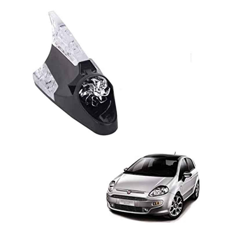Kozdiko Black Auto Wind Power LED Light Shark Fin Car Antenna for Fiat Punto Evo