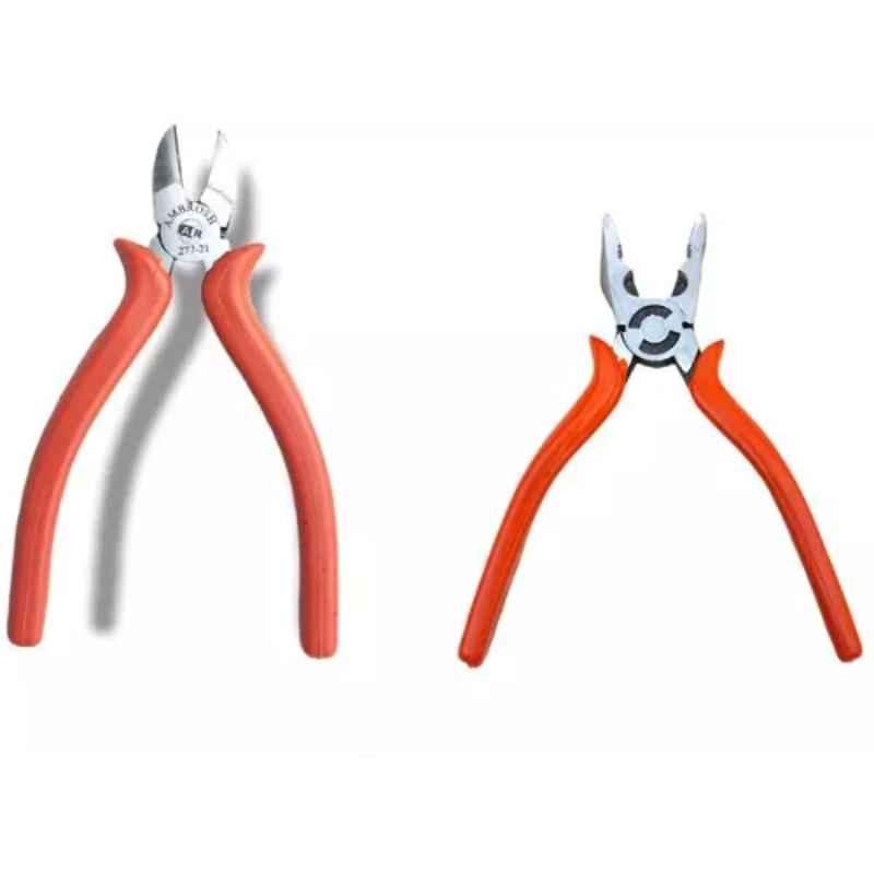 Sky Blue 2 Pcs 7.8 inch Lineman Plier Combo, SBE_PLIER_0350