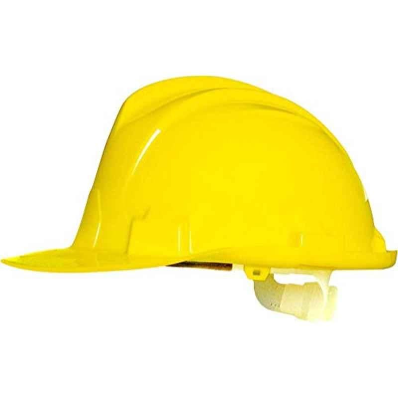 Yellow Safety Helmet, Free Size