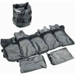 Matrica Black 1kg Resistance Strength Ankle Weights & 1kg Wrist Weight for Exercise Fitness Gym