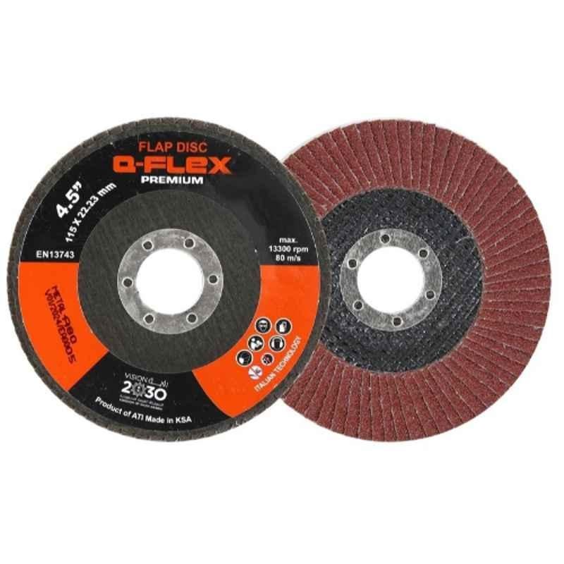 Q-Flex 115x22.23mm A80 T27 Aluminium Flap Disc for Metal, LOP