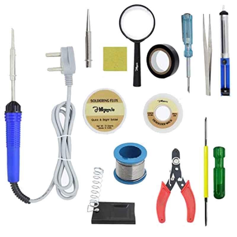 Hillgrove HGCM106 25W Electronic 14 in 1 Mobile Soldering and Desoldering Equipment Tool Kit