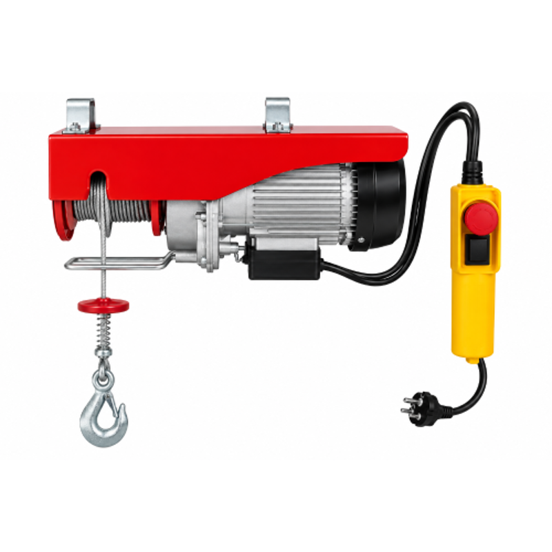 Crown Power 1.5 Ton 8mm Mini Electric Wire Rope Hoist with 20m Wire Rope, PA1500