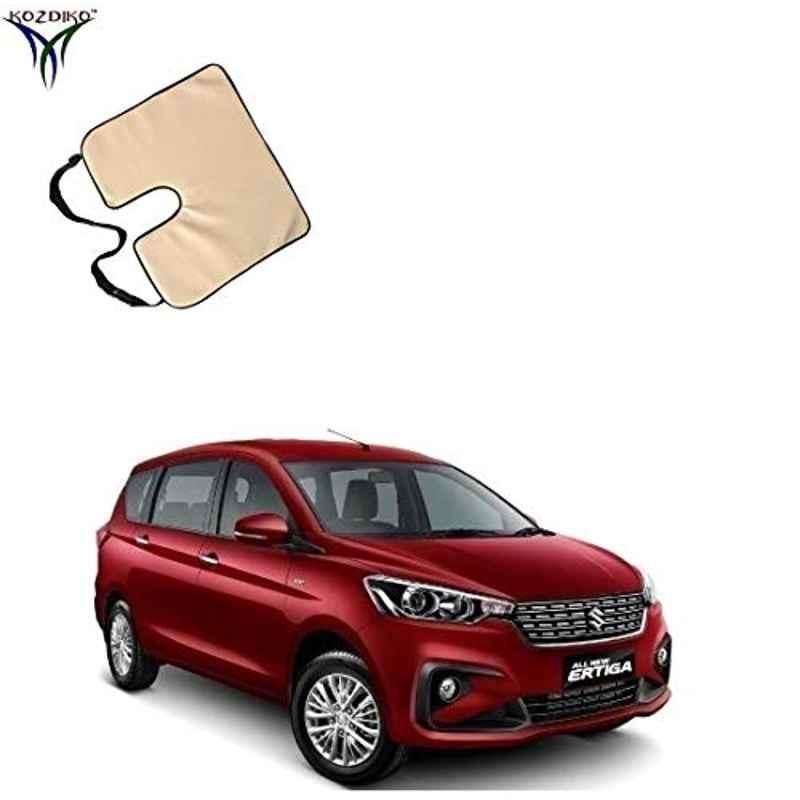 Kozdiko Beige Cushion Pillow Seat Rest for Maruti Suzuki Ertiga (Nov 2018-Present)