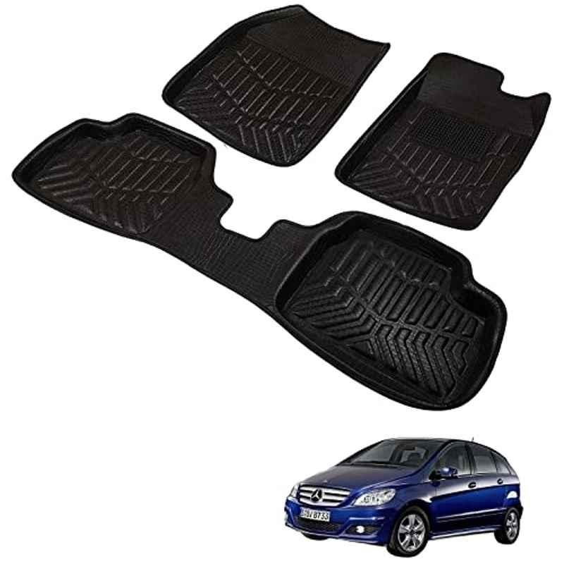 Kozdiko 3D Black Car Foot Mat Set for Mercedes Benz B-Class Electric, dshbdhb48