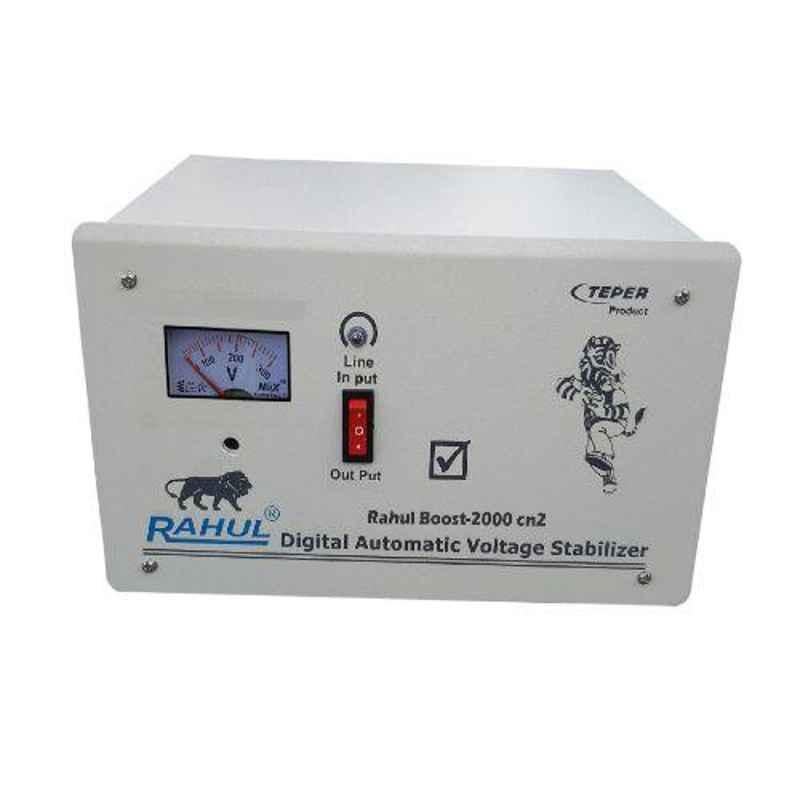 Rahul Boost 2000CN2 100-280V 2kVA Single Phase Automatic Voltage Stabilizer