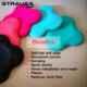 Strauss 24x10 inch Polyethylene Foam Pink Yoga Knee Pad Cushion, ST-1461