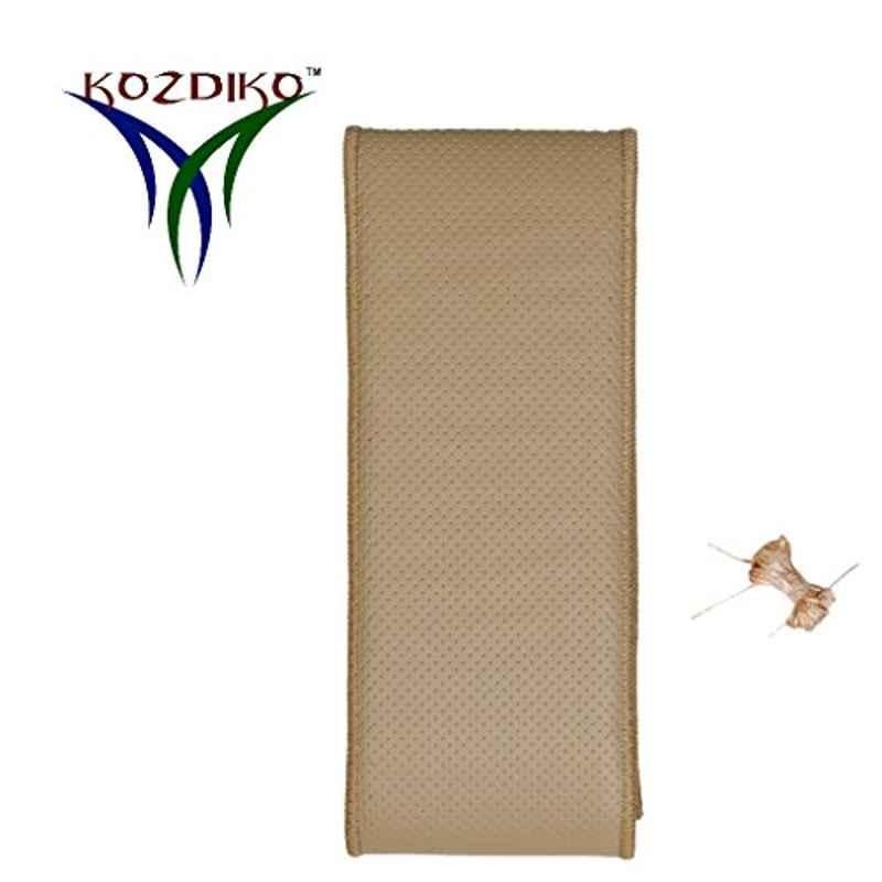 Kozdiko Leatherette Black Steering Wheel Cover Stitchable for Mahindra Verito Vibe