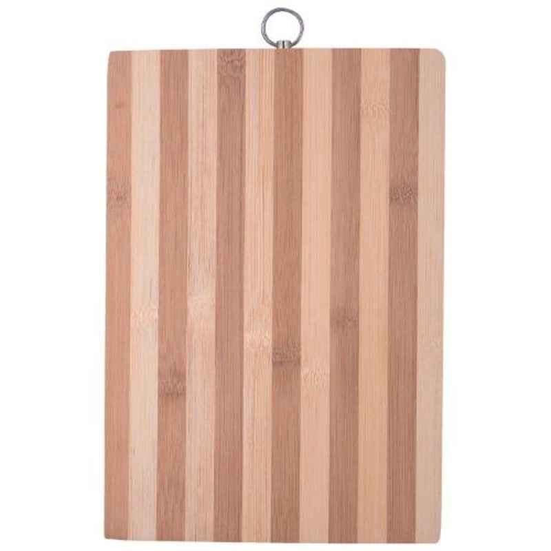Freakonline Non-Slip Wooden Cutting Chopping Slicing Board with Ring Holder