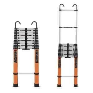 Plantex 150kg 18.4ft 16 Steps Aluminium & PVC Orange Telescopic Ladder