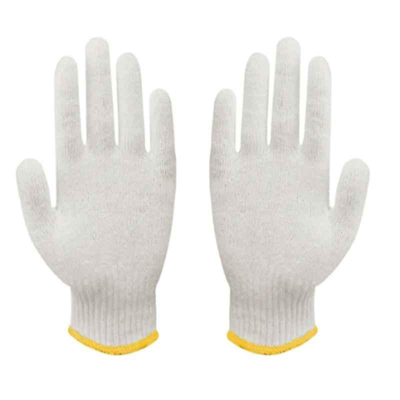 Ameriza M106571723 Bleach Cotton Bleach White Safety Gloves, Size: Universal
