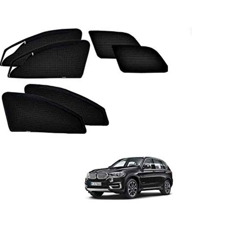 Kozdiko 6 Pcs Polyester Magnetic Zipper Car Sunshade Set for BMW X5