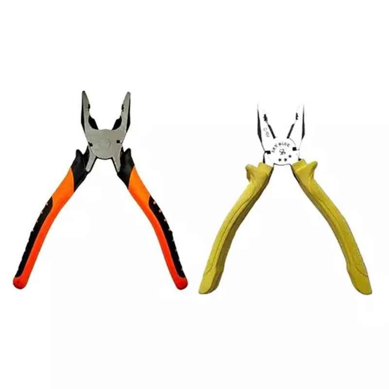 Sky Blue 2 Pcs 7.8 inch Lineman Plier Combo, SBE_PLIER_COMBOS_COMBO_376