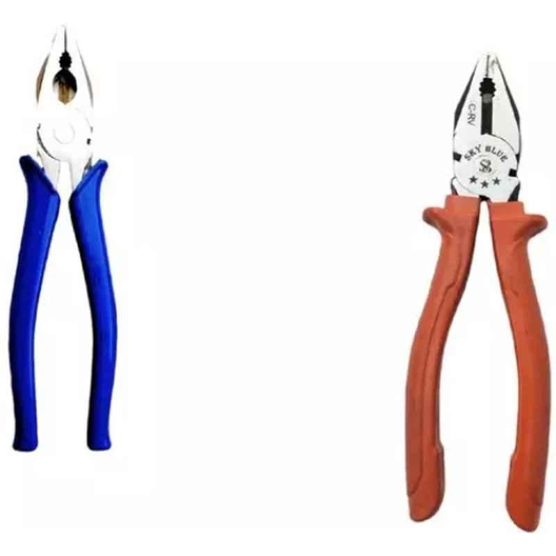 Sky Blue 2 Pcs 7.8 inch Groove Plier Combo, SBE_PLIER_COMBO_MOD_00097
