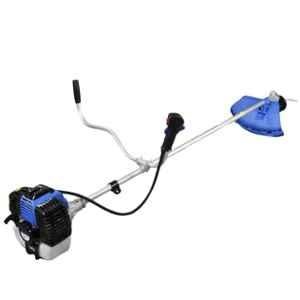 Mechnova 1.7HP 42cc 2 Stroke Petrol Bicycle Handle Brush Cutter with 40 T Blade & Paddy Guard for Agriculture, Farming, Lawn & Gardening, MBC43A