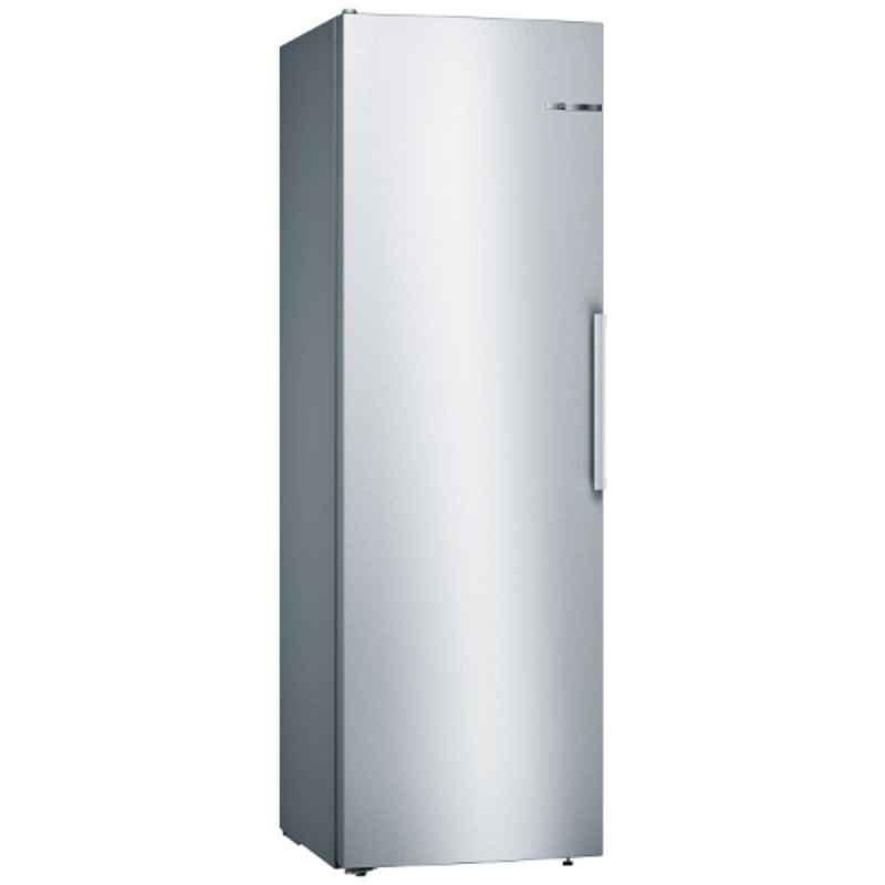 Bosch 348L Stainless Steel Single Door Upright Refrigerator, KSV36VL3PG