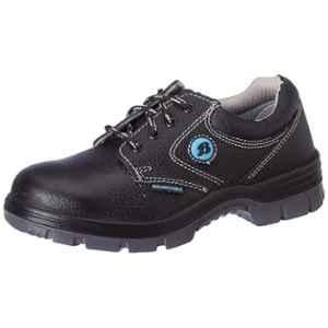 Bata Robust SD LC ST Buff Barton Leather Steel Toe Black Safety Shoes, Size: 11