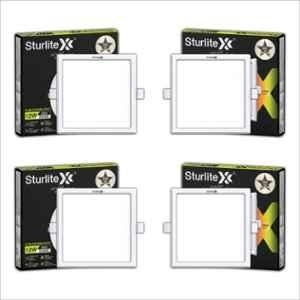 Sturlite Dex 12W 1200lm Cool White Square LED Downlight (Pack of 4)