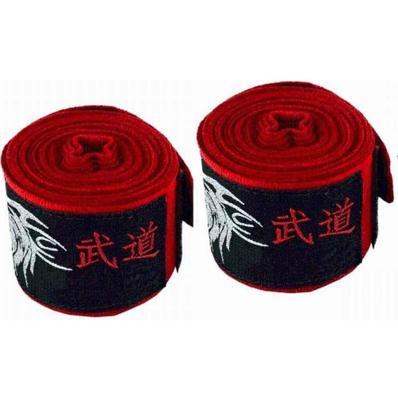 Matrica Red Classic Elite Mexican Style Boxing Hand Wraps, Size: Free