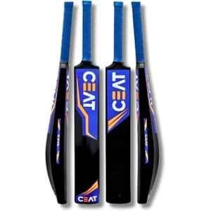 Khelo Meerut 800g PVC & Fiber Black Cricket Bat for Age 15+ Yrs
