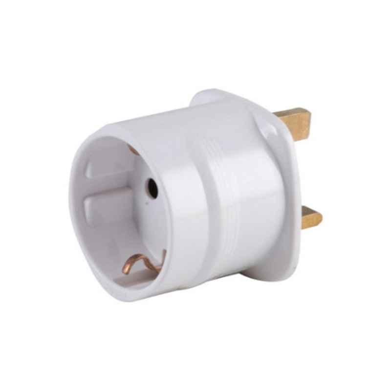 Oshtraco 2-Pin White Plug Converter, 114218AC