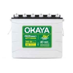 Okaya PROPower+ 260Ah 12V Tall Tubular Inverter Battery with XBD+ Technology, OPTT29066