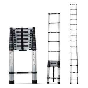 Corvids 14 Step 18.0ft Aluminium Foldable Telescopic Ladder, CALT-055