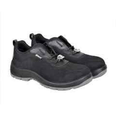 Zain Safety S1-SR Raven Fit Knit Composite Toe Black Safety Shoes, Size: 12