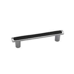 RAB 96mm Zinc Black Chrome Finish Drawer Pull Handle, SP-036 (Pack of 3)