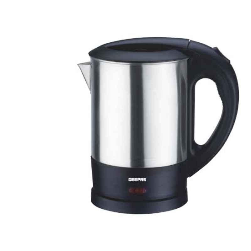 Geepas 1350W 1L Stainless Steel Travel Electric Kettle, GK5418