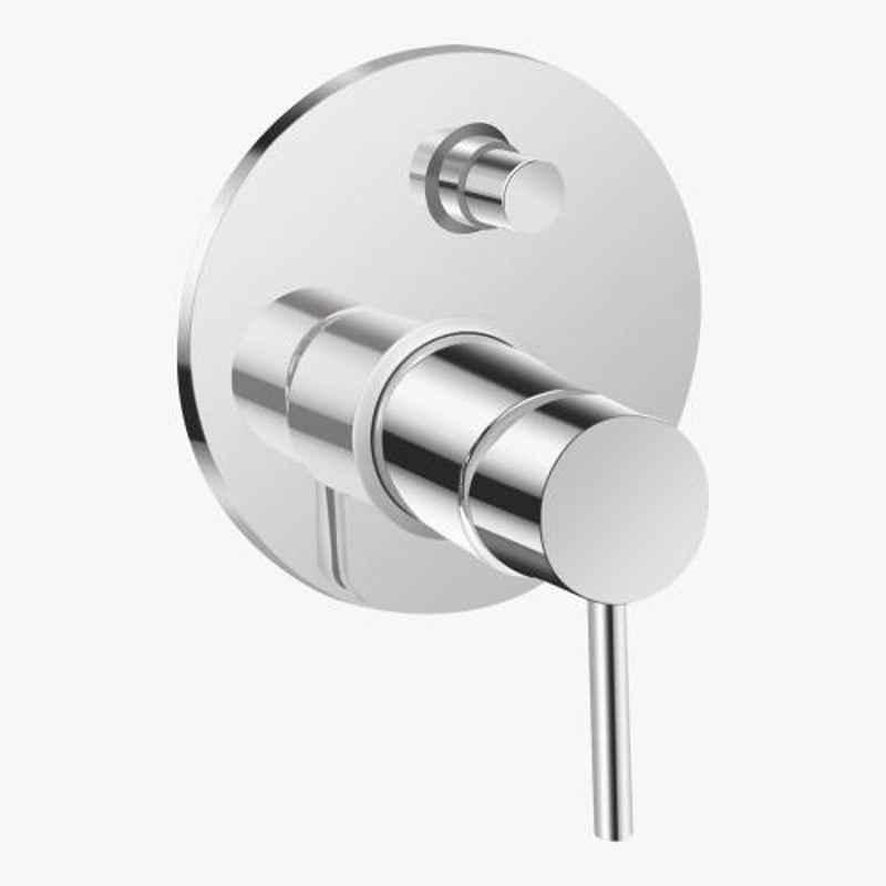 Kerovit Nucleus Silver Chrome Finish Single Lever 2 Inlet High Flow Diverter Trim, KB111037