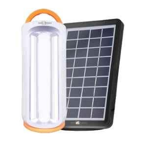 Pick Ur Needs 90W 3 Side Tube Orange Floor Mount Rechargeable LED Solar Lantern