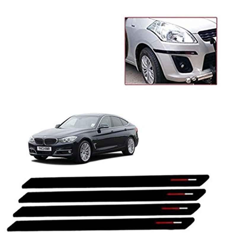 Kozdiko 4 Pcs Black & Red Bumper Protector Set for BMW 3GT