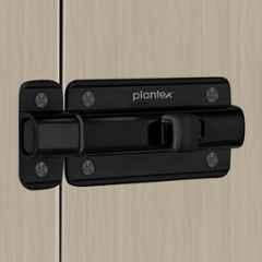 Plantex Premium Heavy Duty Door Stopper/Door Lock Latch for Home and Office Doors/Baby Latch (Pack of 8) Z-Black