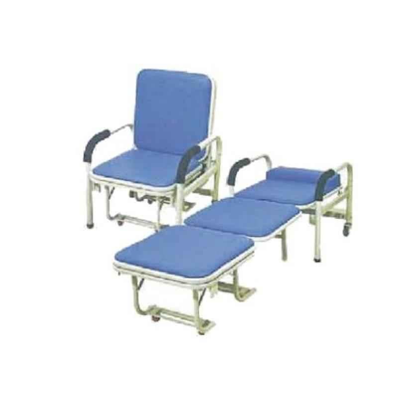 Wellton Healthcare Attendant Bed Cum Chair Type Bed, WH-516