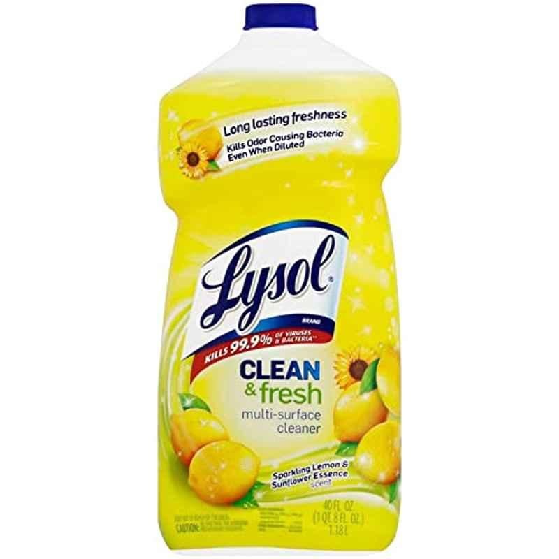 Lysol 40oz Lemon Sunflower Power & Fresh All Purpose Cleaner